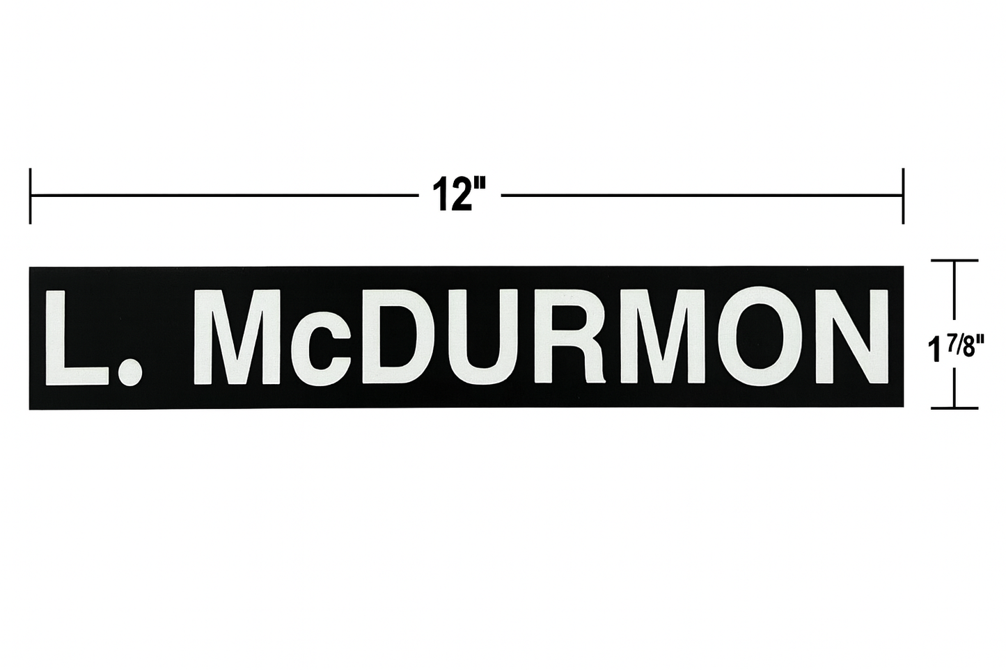 Gear Locker Name Plates