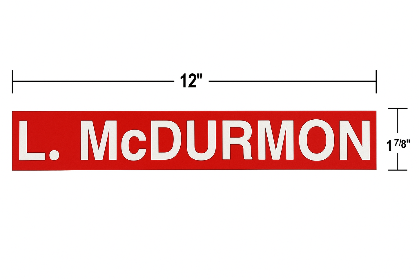 Gear Locker Name Plates