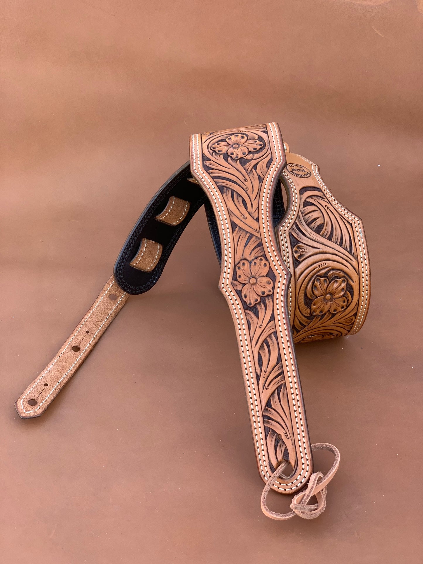 Hand Tooled Guitar Strap
