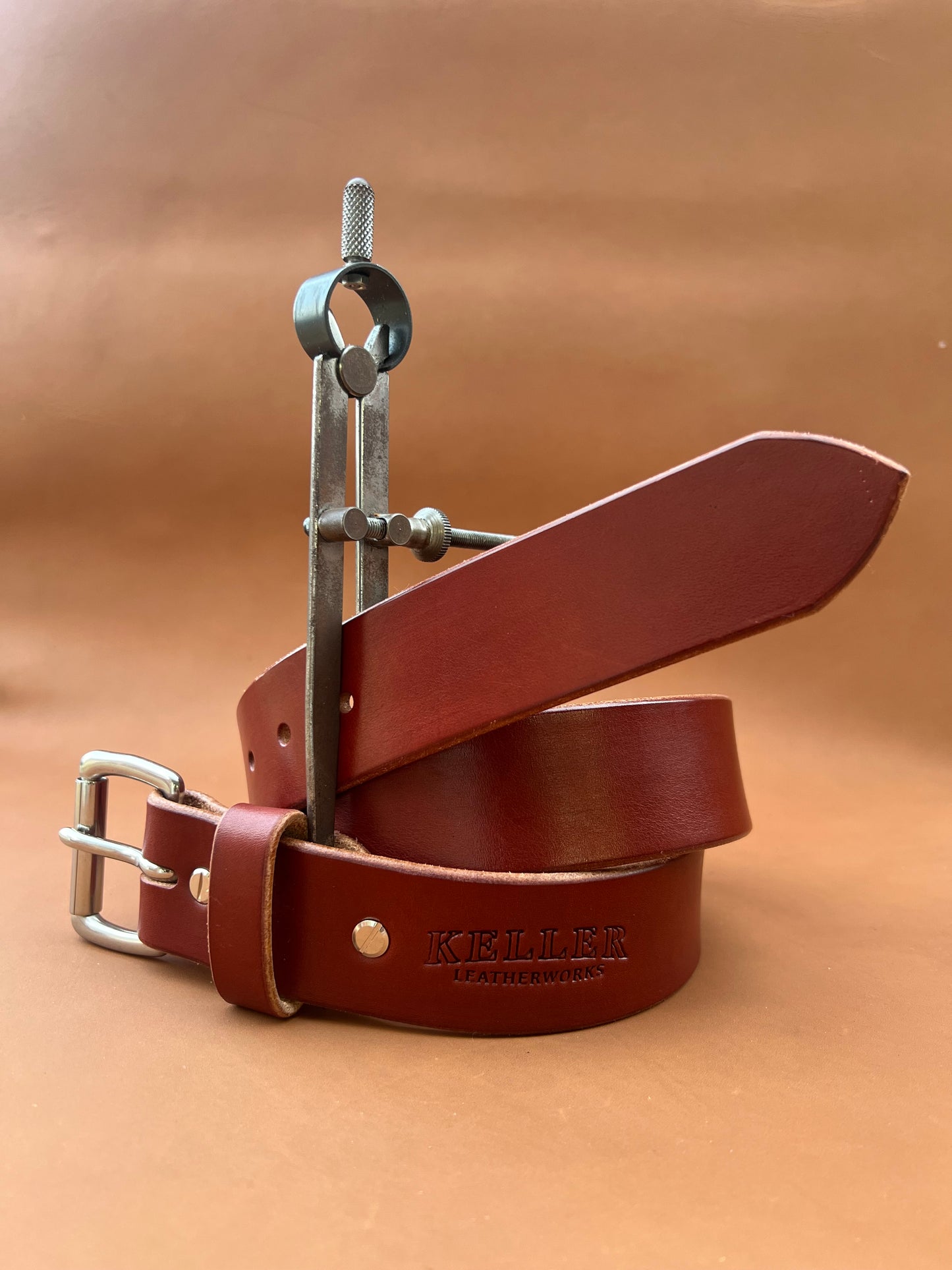 Single Ply Chestnut Belt