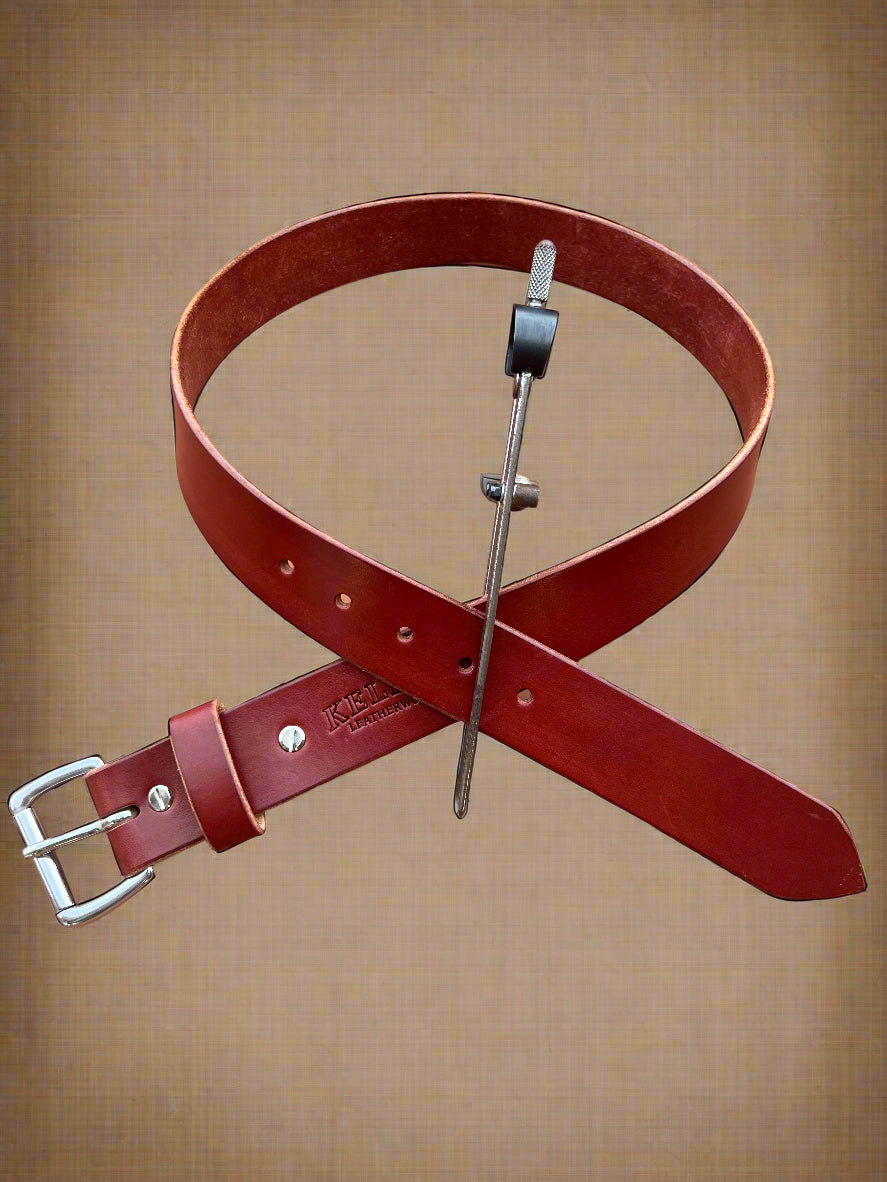 Single Ply Chestnut Belt