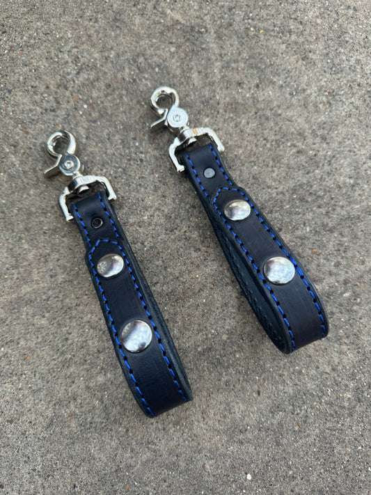 Glove Strap with Blue Stitching